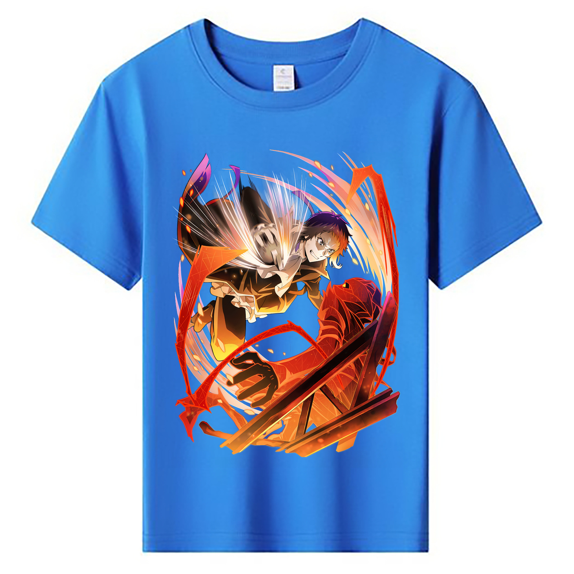 （画像用） 文豪ストレイドッグス Bungo Stray Dogs 綿100％キッズTシャツ（フロントプリント）